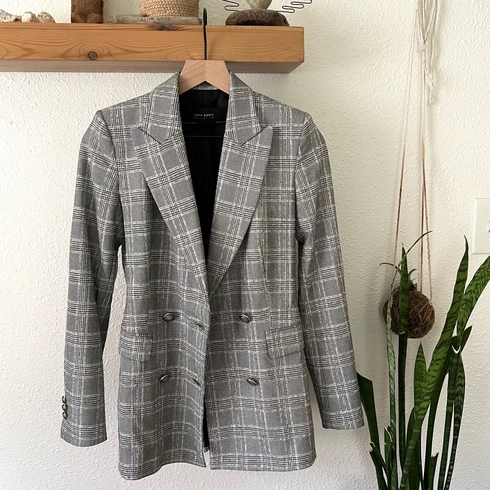Zara plaid blazer - Picture 2 of 8